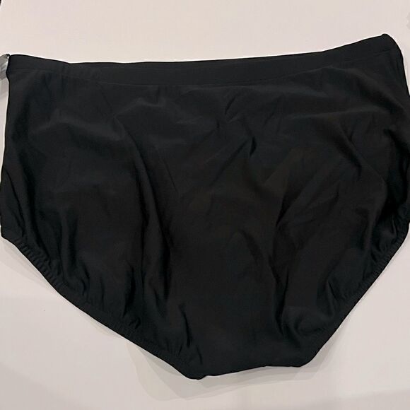 Anne Cole Plus Size Convertible High Waist Shirred Swim Bottom New Size 20W - Picture 7 of 10